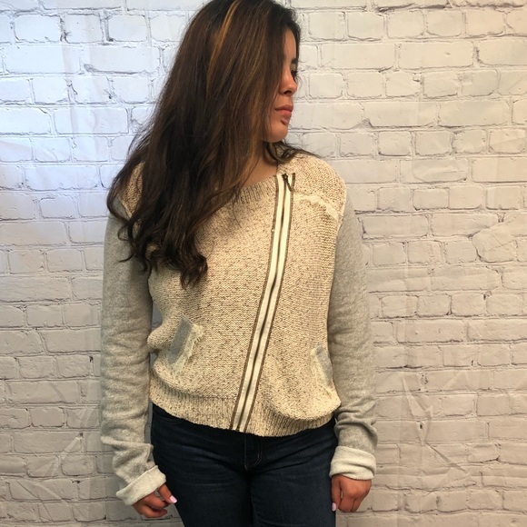 BKE Knit Moto Jacket - Picture 1 of 6